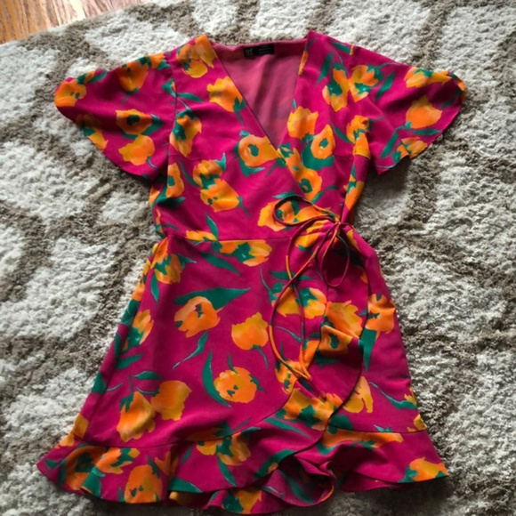 Zara Pants - Zara Skort Romper, Flutter Sleeves, Size S